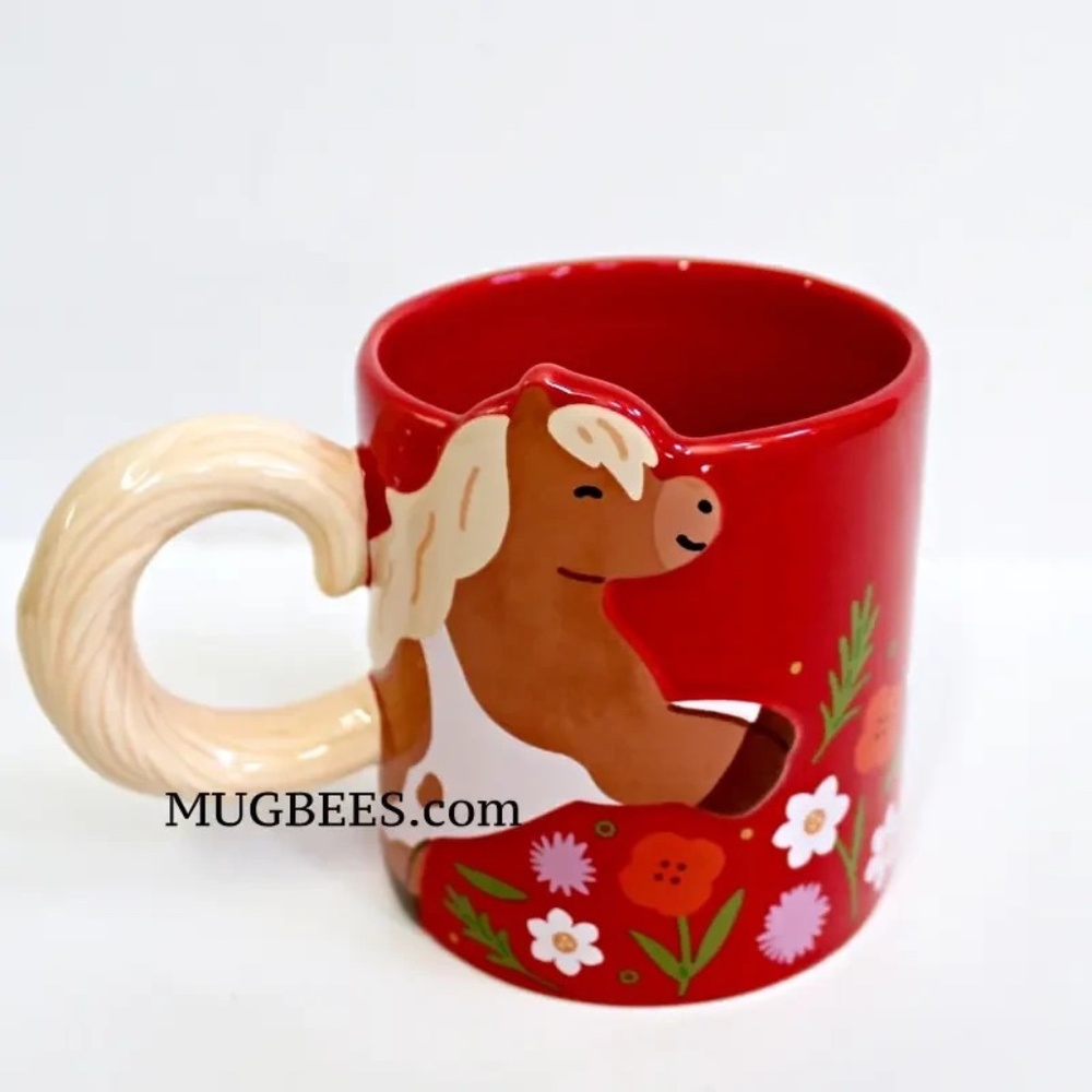 Starbucks Lunar New Year 2026 Year of The Horse Ceramic Coffee Cup Mug 12 oz